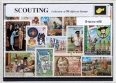 Scouting – Luxe postzegel pakket (A6 formaat) : collectie van 50 verschillende postzegels van scouting – kan als ansichtkaart in een A6 envelop - authentiek cadeau - kado - geschen