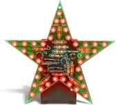 Whadda Soldeerkit, DIY, rode LED-Ster, knipperend of statisch, geweldig voor de feestdagen
