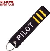 Akyol - Piloot  sleutelhanger - Motor - Scooter - Auto - Handbagage - Remove Before Flight - 1 stuk