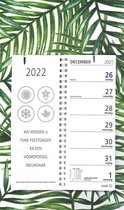 Omleg-weekkalender op schild 2022 - A4 formaat weekplanner - Twee weken overzicht - 1 week per blad - Bladeren