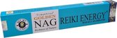 Golden Nag Reiki Energy wierookstokjes (los pakje van 15 gram)