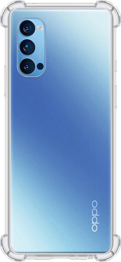 Coque OPPO Reno 4 Pro Siliconen Shock - Coque OPPO Reno 4 Pro 5G Coque Transparente - Coque OPPO Reno 4 Pro Silicone Antichoc Extra Firm Version 5G
