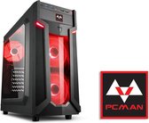 Pcman Game PC Cobra - AMD Ryzen 4600G - 8 GB geheugen - 480 GB SSD - Windows 11 Pro