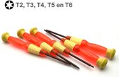 Speke 5-delige Torx schroevendraaierset - Bitset - set - T2 - T3 - T4 - T5 - T6