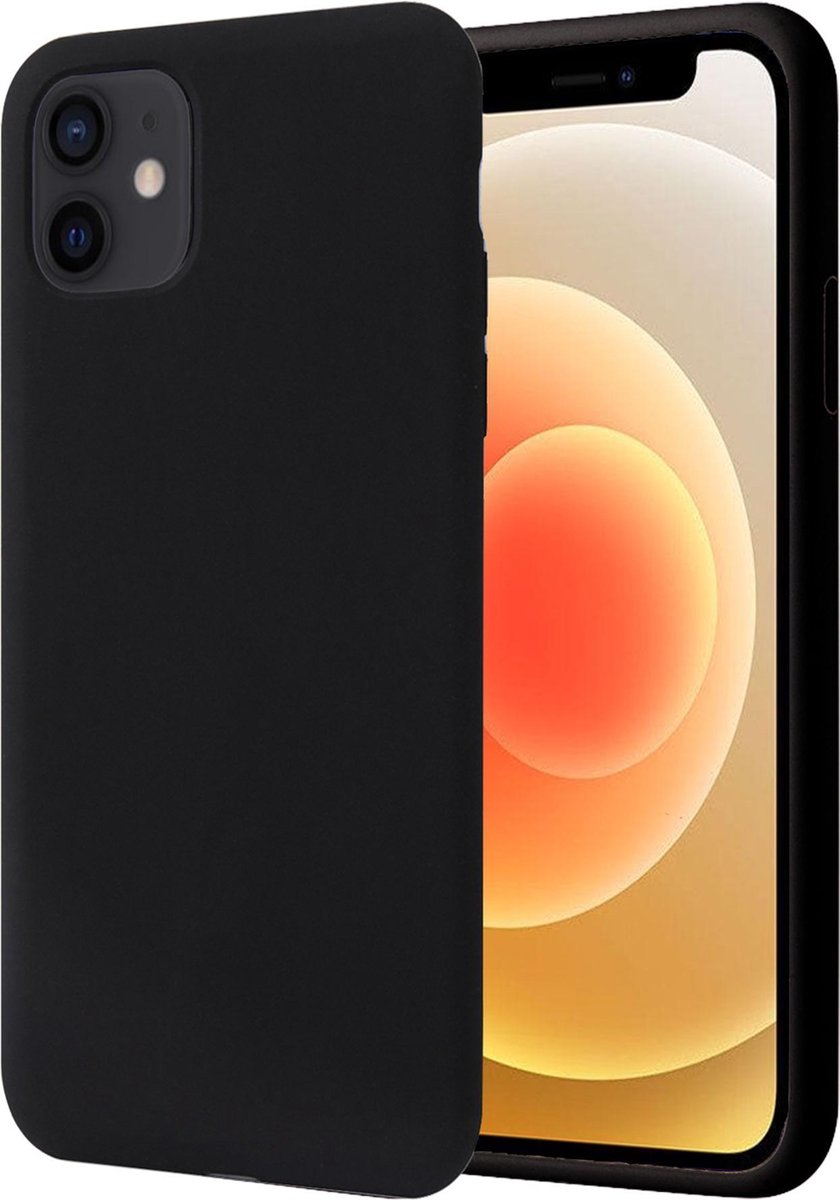 Geschikt voor iPhone 13 Pro Max hoesje - Matte Backcover Zwart