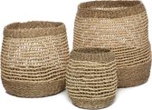 De Tam Hai Mand - Naturel - Set van 3