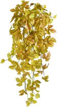Herfst kunsthangplant Maple 65cm geel
