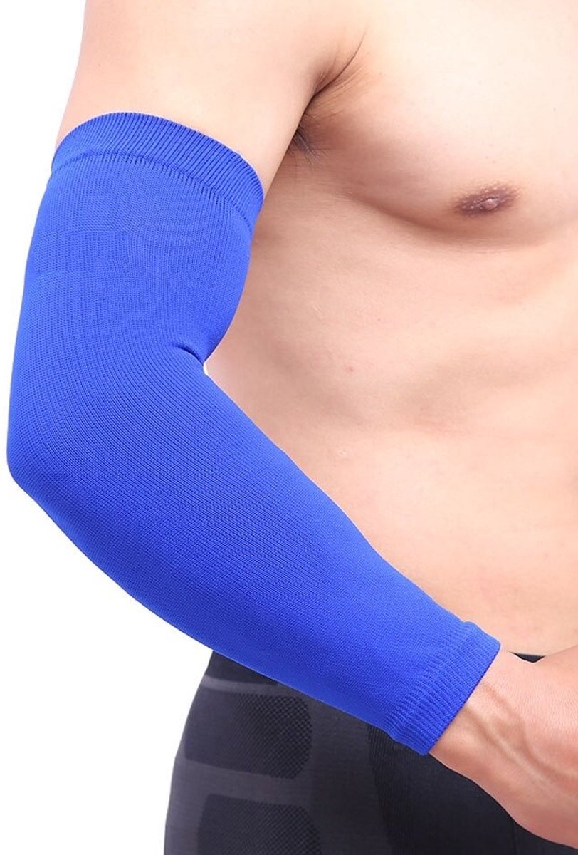 Arm Sleeve – Lichte Compressie – Sport Versteviging – Blauw