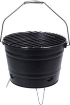 Barbecue emmer - 27 cm - Zwart
