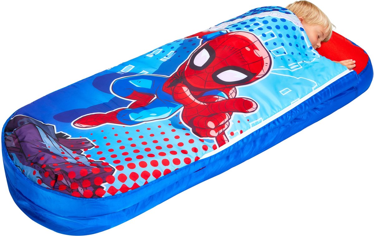 Spiderman readybed - Sac de couchage 2 en 1 et matelas pneumatique - Marvel  | bol.com
