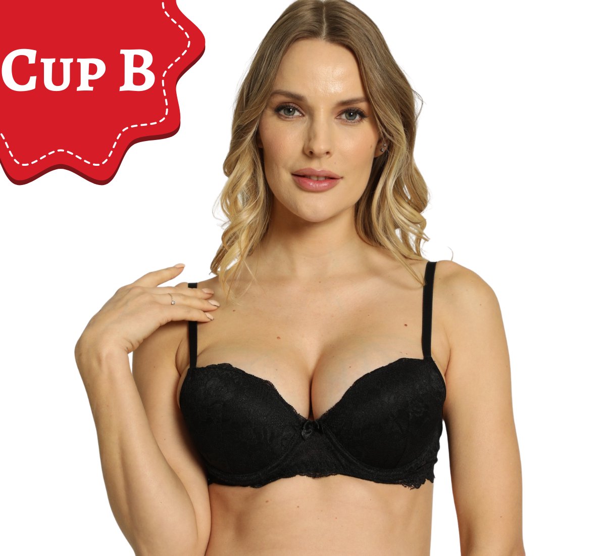 SPRUCE UP Lingerie WINKEL OPRUIMING Dames Bh met beugel bh Zwart - Maat 80B