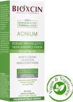 Bioxcin Acnium Sebum Balancing Hydraterende Crème 50 ml (voor ruwe of een vettige huid) - Herbal - bioxcin - Bio - Balancing - Hydraterende Crème