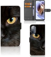 Telefoonhoesje Motorola Moto G31 | G41 Beschermhoesje Zwarte Kat