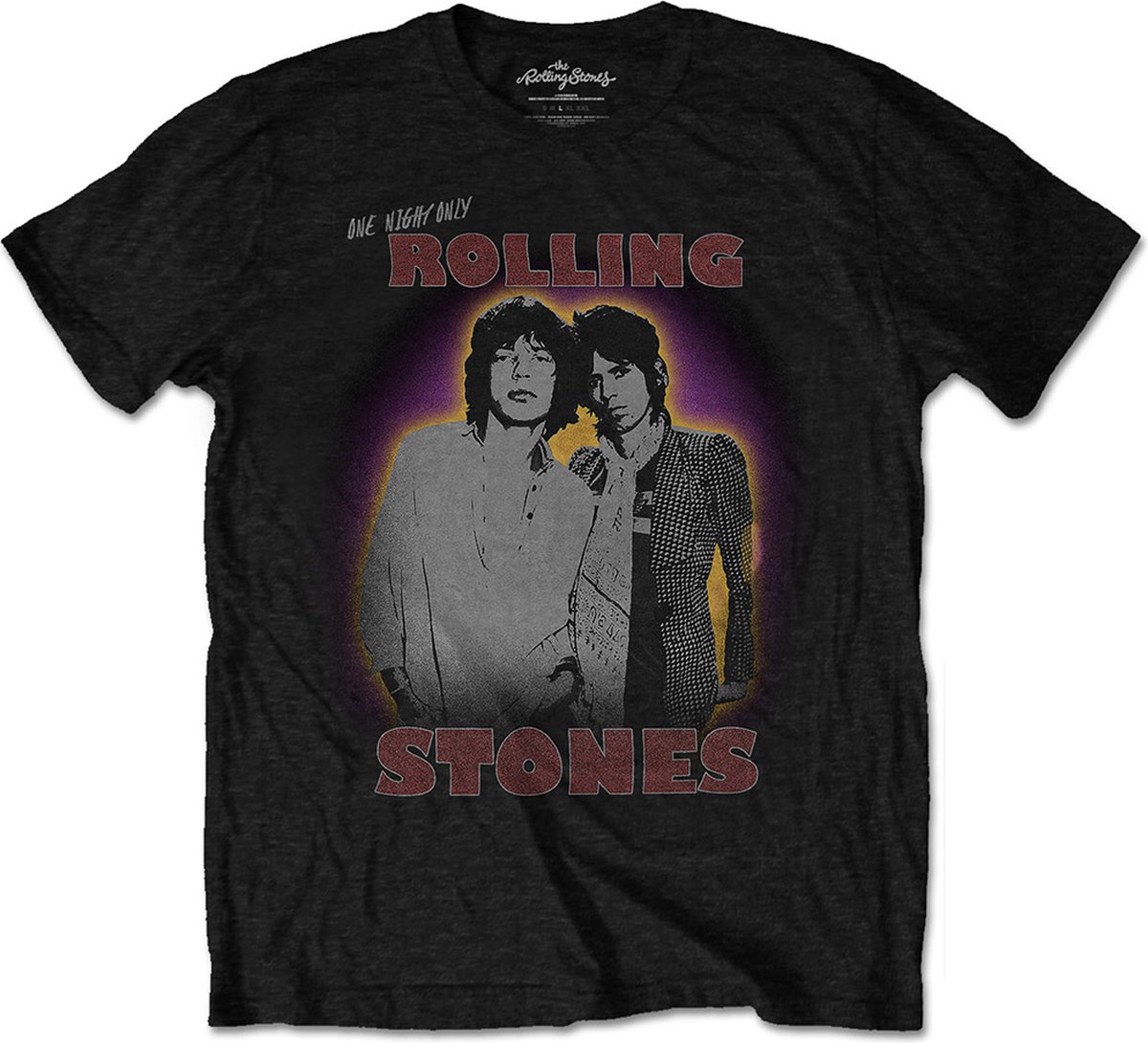 The Rolling Stones - Mick & Keith Heren T-shirt - L - Zwart