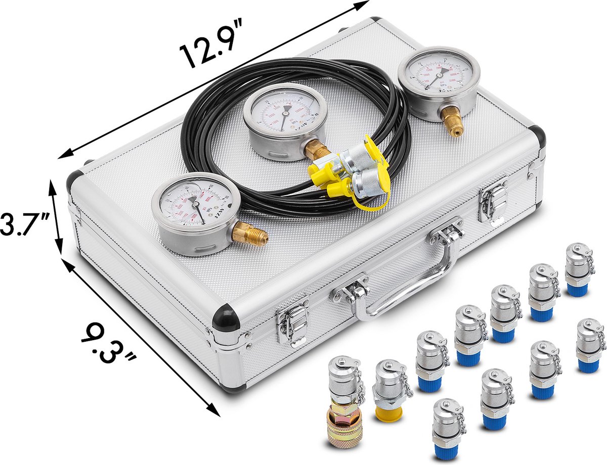 ManometersHydraulische Manometer Test Kit Tester Koppeling voor