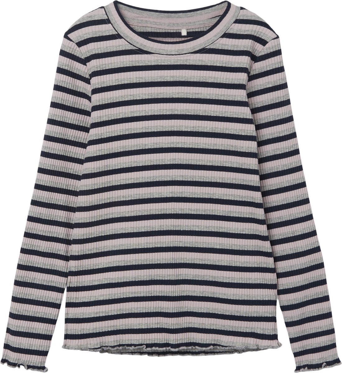 Name It T-shirt Nkfvemma Ls Slim Top Noos 13204661 Burnished Lilac Dames Maat - W134 X L140