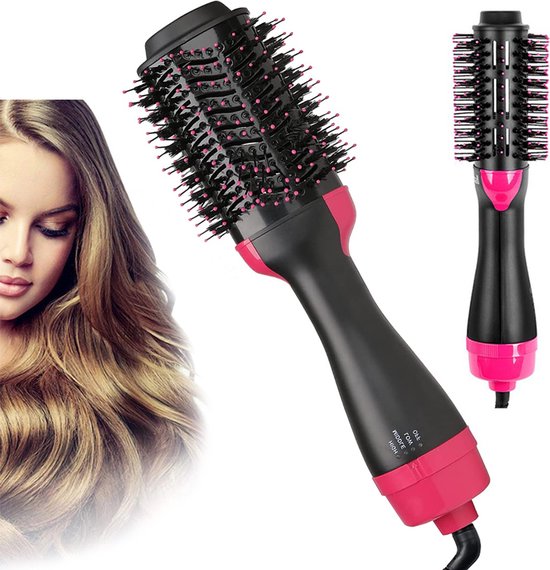 Sèche-cheveux de Luxe avec brosse - Fer à friser avec accessoires - Brosse  à lisser -... | bol.com