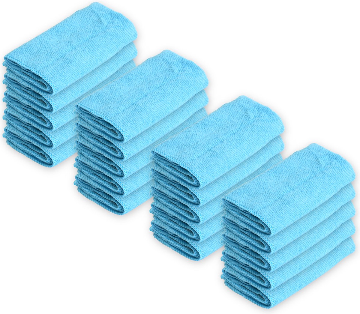Microvezeldoekjes Schoonmaakdoekjes - 38x38cm - 20 stuks - Voordeelverpakking - 280g/m2 - Microfiber