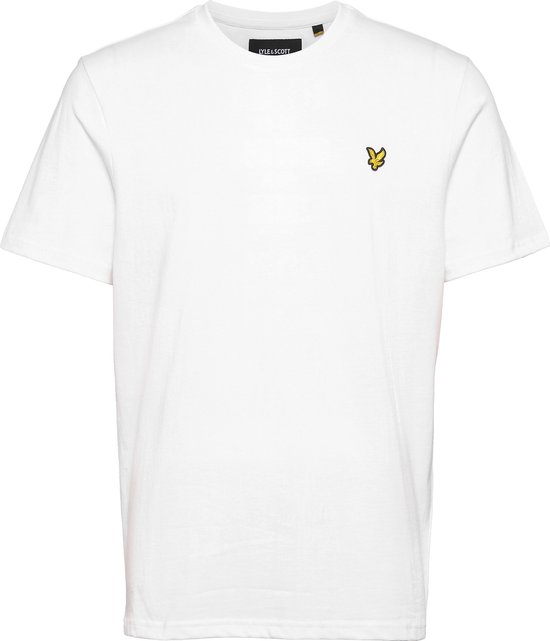Lyle & Scott - T-shirt uni SS pour homme - Wit - Taille XXL