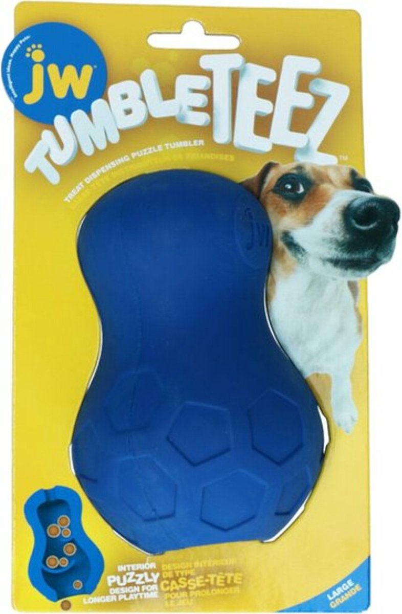 JW Pet Tumble Teez Puzzle Toy for Dogs Medium