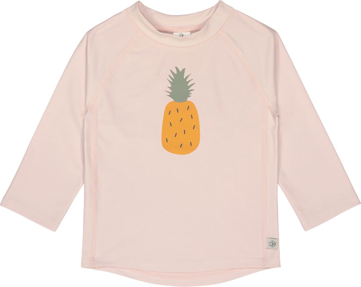 Lässig Zwemshirt Rashguard Lange Mouw Splash & Fun Ananas - Poederroze - maat 86cm