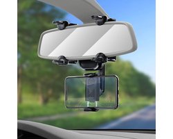 Telefoonhouders Auto Spiegel - GSM Houder Auto Accessories - Autohouder voor Binnenspiegel - Auto Spiegel - Smartphone Houder - Auto Accessoires Interieur - Universeel