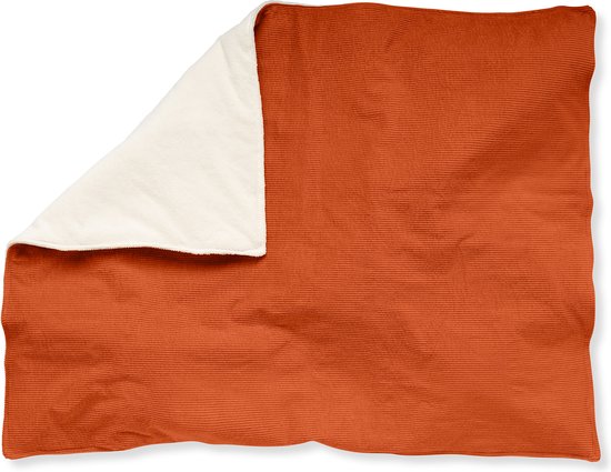 ZoZo handgemaakt - Boxkleed - Boxkleden - Ribstof - 80 x 100cm - Gebroken Wit - Koper