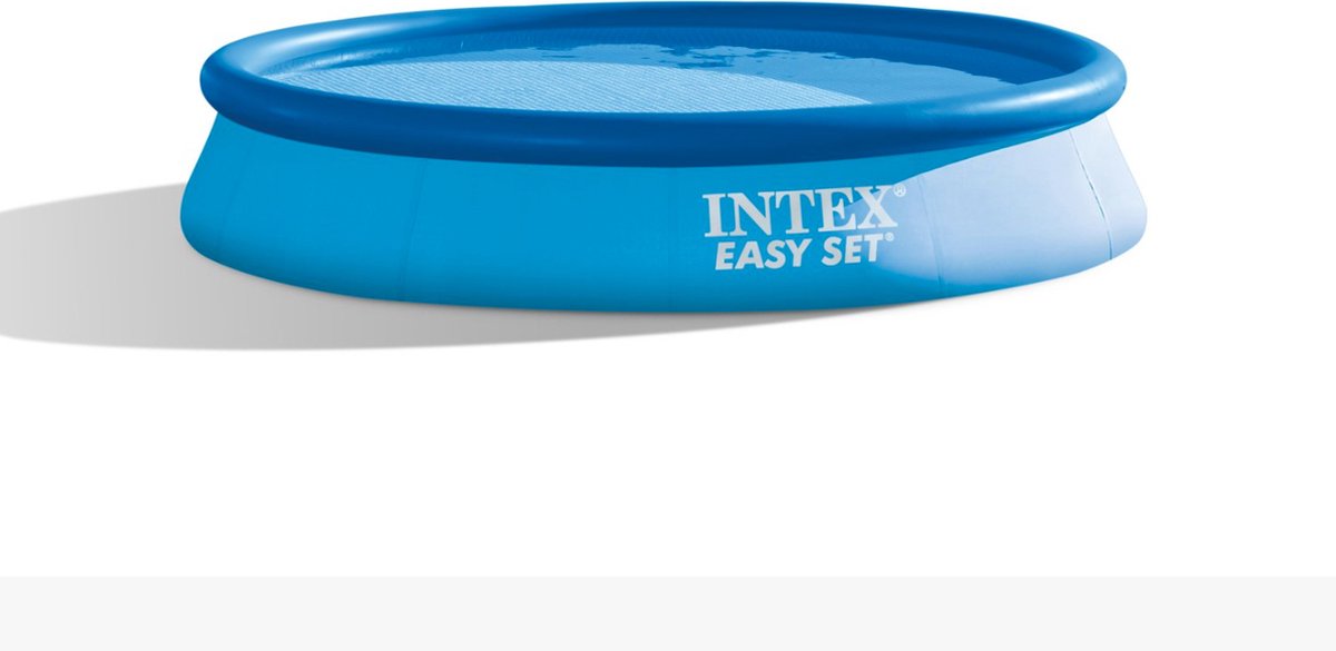 Intex - Easy Set Opblaaszwembad - Zwembad Met Filterpomp - Afmeting: 457 cm - Kleur: Blauw