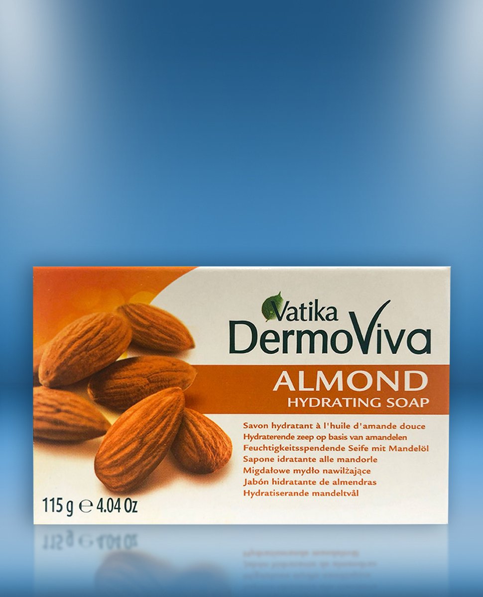 Amandelzeep 4 x 115 gram - Almond soap - Dabur Vatika