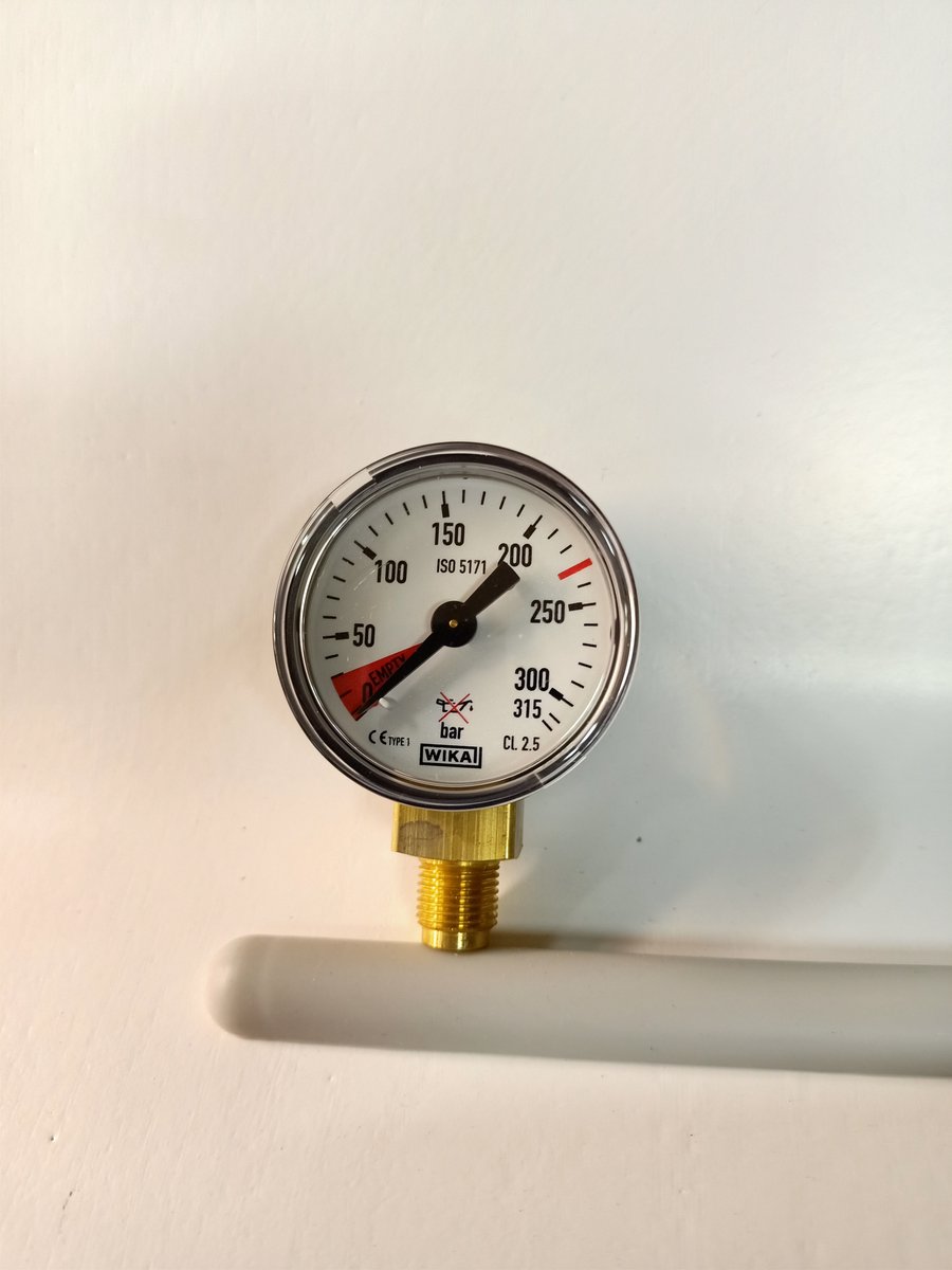 Oxyturbo CO2 aquarium Manometers Flesdruk/ hogedruk.