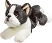 Pluche knuffel dieren Boston Terrier hond 30 cm - Speelgoed knuffelbeesten - Honden soorten