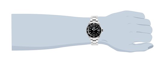 Invicta Pro Diver 8926OB Heren Horloge - Waterdicht - Analoog - Automatisch Uurwerk - Roestvrij Staal met Zwarte Wijzerplaat - 40mm