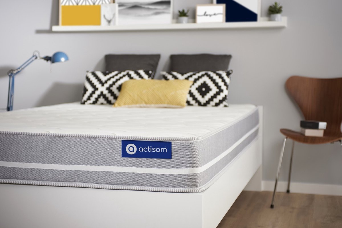 Actimemo touch matras 80x220cm , Traagschuim , Gebalanceerd, 3 comfortzones