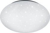 Plafonnier LED - Lampe de salle de bain - Torna Paula - 15W - Résistant aux éclaboussures IP44 - Wit naturel 4000K - Star Light - Rond - Wit mat - Plastique