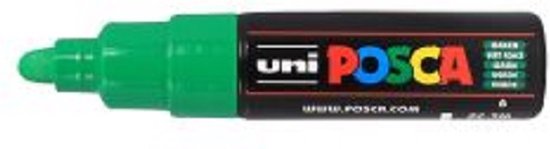Krijtstift – Chalkmarker – Universele Marker – Uni Posca Marker – donkergroen – PC-7M – 4,5mm – 5,5mm – Medium Punt – 1 stuk