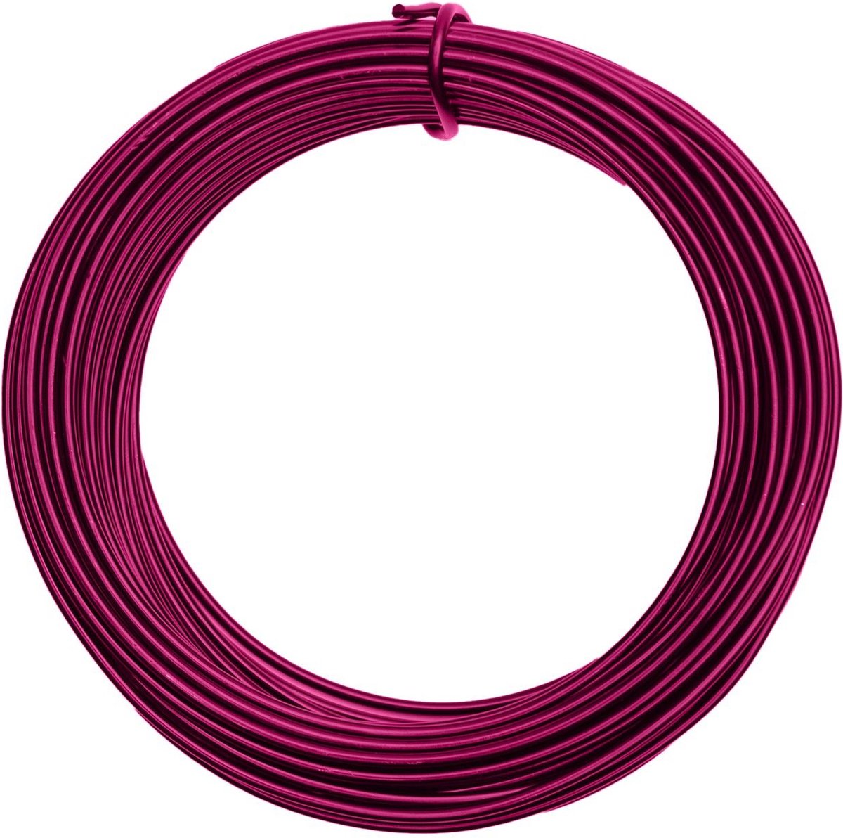Vaessen Creative Aluminium Draad - 3mm - ±26m - 500g - Sterk roze