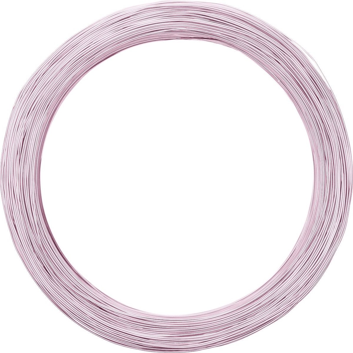 Vaessen Creative Aluminium Draad - 0,8mm - ±365m - 500g - Roos