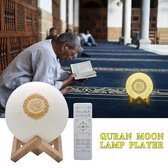 Quran Bluetooth Speakers Colorful Remote Control Small Moonlight LED Night Light Moon Lamp Moonlight Wireless Quran Speaker