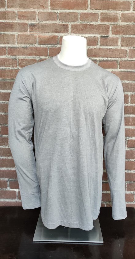RIXIP T-shirt en Bamboe gris – 4XL#21.01