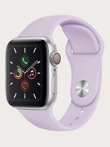 Siliconen Apple Watch Bandje Innerlight - Lila Paars - 38/40/41 mm - Series 1 2 3 4 5 6 SE 7 - Geschikt voor Apple Watch