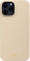 Holdit - iPhone 12 Pro Max, hoesje silicone, beige