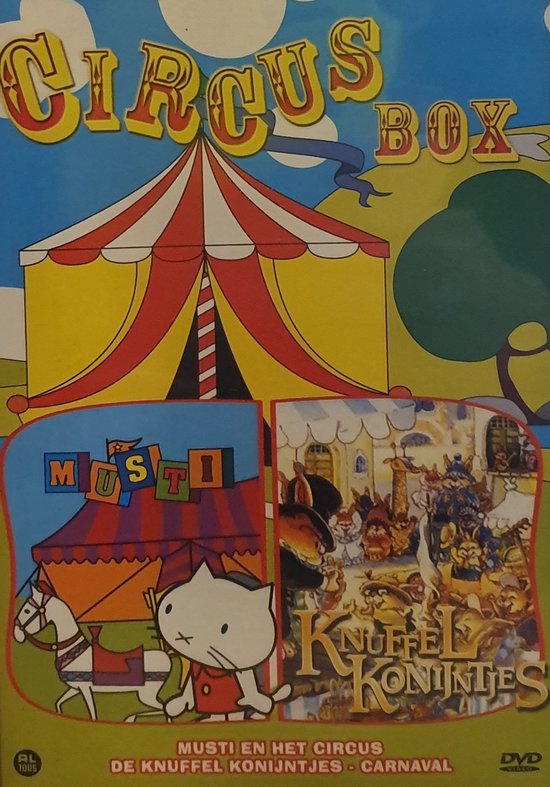 Circus box - Musti en het circus / De knuffel konijntjes - Carnaval