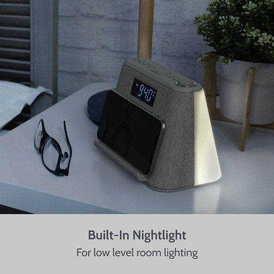 Digitale wekker met opalder en bluetooth luidspreker bluetooth speaker bol.