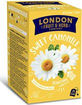 London Fruit & Herb Thee Sweet Camomile – 20 zakjes Kruidenthee – Kamille en Honing