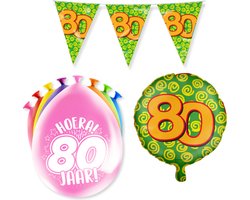 80 jaar Verjaardag Versiering Happy Party