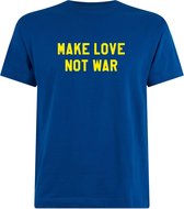 T shirt Oekraine Make love not war blauw | Ukraine |Shirt met Oekraine vlag | OPBRENGST NAAR OEKRAÏNE!