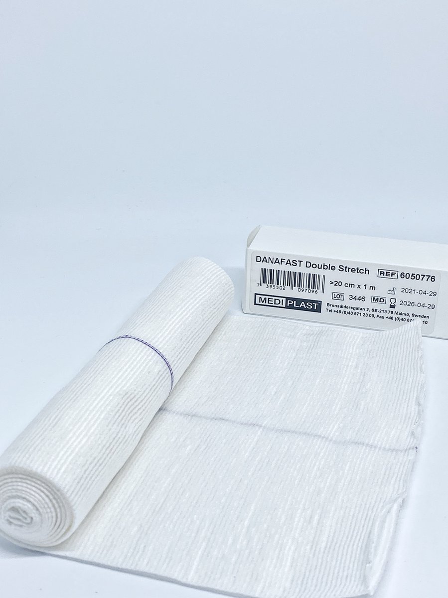 Goedkoopste Danafast Buisverband Double stretch 20cm Groot Bovenlichaam