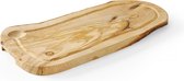 Veluw® Serveerplank met Groef - Olijfhout - 40x25x(H)1,8cm