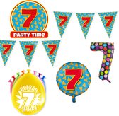 7 jaar Verjaardag Versiering Happy Party XL
