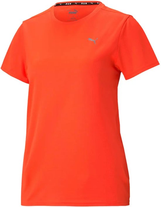 Puma Run Favoriete Korte Mouw T-Shirt Oranje - Maat S